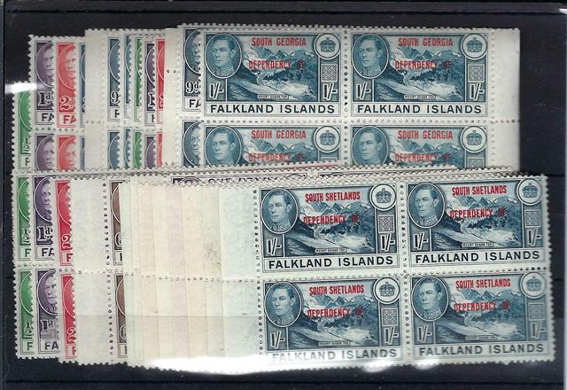 Image of Falkland Island Dependencies SG A1/D8 UMM British Commonwealth Stamp